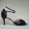 Talla '7' Tacón '7cm' Modelo 'Lovely' Piel Animal print plata y negro