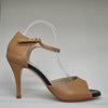 Talla '7' Tacon '8.5cm' Modelo 'Basic' Piel Cafe Baileys Madera con negro