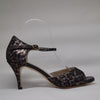 Talla '6' Tacón '7cm' Modelo 'Basic' Piel Animal print y negro