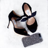 Talla '5' Tacón '8.5cm' Modelo 'Paloma' Piel Negro ante