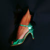 Talla '4' Tacon '7cm' Modelo 'Lovely single' Piel Verde