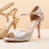Talla '5' Tacon '8.5cm' Modelo 'Basic' Piel Plata