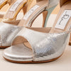 Talla '5' Tacon '8.5cm' Modelo 'Basic' Piel Plata