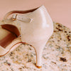 Talla '6.5' Tacon '8.5cm' Modelo 'Basic' Piel beige y beige tornasol